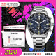 西鐵城（CITIZEN）手表男日韓表光動(dòng)能三眼藍盤(pán)日顯鋼帶商務(wù)送禮物男友CA0690-88L