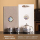 銀壺999青花泡茶壺鎏銀功夫茶具套裝送禮養(yǎng)生茶杯高檔禮品裝商務 君子壺鎏銀龍紋一壺二杯禮盒 1件 200mL