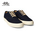 RRL男女同款 經(jīng)典款New Norfolk靛藍(lán)運(yùn)動(dòng)鞋RL90214 410-海軍藍(lán) 25.5 (7 D)