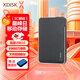 小盤(pán)(XDISK)500GB USB3.0移動(dòng)硬盤(pán)X系列2.5英寸 太空灰 高端金屬 文件數據備份存儲 高速便攜 穩定 X1【經(jīng)典黑】+硬盤(pán)包 500GB