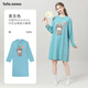 tutuanna全棉家居服睡衣女 HelloKitty印花中國風(fēng)透氣長(cháng)袖睡裙女 071908-43 均碼 160/84A