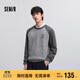 森馬（Semir）毛衣男25春絨感紅色針織衫撞色新年紅品套頭毛衫潮109125107101