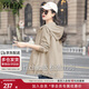 絲柏舍連帽外套2025秋裝新款女抽繩長(zhǎng)袖顯瘦拉鏈寬松休閑上衣