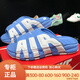 NIKE耐克夏季男款拖鞋時(shí)尚簡(jiǎn)約舒適透氣輕便涼鞋戶(hù)外一字拖休閑沙灘鞋 FD9883-400/藍/白 40