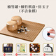 尋弈 二合一實木云子圍棋棋盤套裝兒童初學(xué)五子棋象棋兩用 【楠竹罐套裝】仿玉子 不含象棋