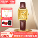 西普尼金表（HIPINE）金表女防水石英表輕奢純金999時(shí)尚黃金手表進(jìn)口機芯女士生日禮物 【光殼金面】金重4.6g+