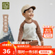 拉比兒童圓領(lǐng)衣男女童休閑長(cháng)袖套頭上衣25秋冬款打底 咖啡色 90 cm