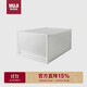 無(wú)印良品（MUJI）聚丙烯雜物箱/抽屜式/深 收納箱玩具整理箱 塑料收納儲物雜物箱