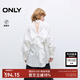 ONLY2025秋季新款優(yōu)雅風(fēng)露背立體蝴蝶結純色長(cháng)袖襯衫女|125205012 A43奶油白色 M