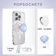 PopSockets【手機萬(wàn)能衣櫥】泡泡騷支架蘋(píng)果磁吸囊伸縮防摔指環(huán)扣MagSafe磁吸生態(tài)圓啪嗒站立手機支架組合 冰面+珍珠粉【站立】啪嗒盤(pán)