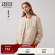 Teenie Weenie【兩面穿】小熊女裝外套冬季時(shí)尚美拉德簡(jiǎn)約休閑棉服 卡其色 S (160)