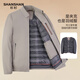 SHANSHAN杉杉【可脫卸三穿】羽絨服男秋冬新款保暖男士羽絨內(nèi)膽衣服夾克外 卡其色 L (175)
