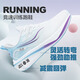 邦特運動(dòng)鞋男鞋鞋子跑步鞋透氣網(wǎng)面輕便防滑耐磨休閑鞋 白紫 35
