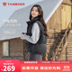 坦博爾時(shí)尚短款立領(lǐng)女士短款百搭羽絨馬甲TB5330152D 黑色  M (165) 