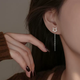 伊黛兒S999足銀狐貍耳線女小眾設(shè)計養(yǎng)耳洞睡覺免摘高級感耳環(huán)生日禮物 999銀狐貍耳線E3658
