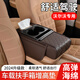 巫記沃爾沃扶手箱墊xc60xc90s90s60汽車中央扶手箱增高墊真皮車內(nèi)飾品 沃爾沃【棕咖色】PU皮高彈海綿