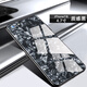 筑鼎 蘋果8plus手機(jī)殼玻璃iphone7 plus 6splus新款7超薄8全包防摔硅膠男女款SE2 蘋果7/8/SE2【大理紋黑】