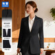 匆蒙時(shí)尚西裝領(lǐng)女士西裝外套免燙垂感商務(wù)正裝面試求職氣質(zhì)修身小西裝