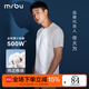 Mr.Bu布先生新疆長(cháng)絨棉短袖T恤男士純棉情侶小白T春夏季打底衫純色衣服 【純正棉感T】白色圓領(lǐng) L (175)