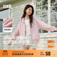 森馬（Semir）迪士尼外套女中長(cháng)款連帽寬松針織衛衣2025春休閑夾克109125108001