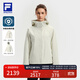 FILA 斐樂(lè )官方女裝沖鋒衣夾克二合一2025冬新款健身運動(dòng)寬松連帽外套 淺粉灰-GY M 165/84A/M