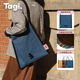 Tagi.邊邊帆布袋高密度冬復古單肩包斜挎包包 想象牛仔