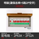 德力西家用強(qiáng)電箱明裝PZ30成套配電箱空開控制箱暗漏電回路電箱盒 明裝（總漏+5分路）已接線
