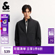 杰克·瓊斯（JACK&JONES）男裝25年秋冬季軟殼外套男士立領(lǐng)防潑水戶(hù)外加絨保暖休閑夾克外套 E43純黑色 M （175）