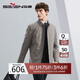 柒牌【白鴨絨】羽絨服男2023冬季商務(wù)休閑可拆卸內膽翻領(lǐng)外套