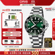 【新品】豪利時(shí)(ORIS)瑞士手表 潛水系列防水運動(dòng)綠盤(pán)日歷39.5mm機械鋼帶男表送男友 鋼帶73377324157MB