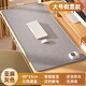 xunlu巡鹿加熱鼠標墊桌墊辦公室學(xué)生寫(xiě)作業(yè)暖手桌墊加大數顯3C認證生日禮物 大號輕奢亞麻灰/智能數顯定時(shí)/男款80*33CM 均勻發(fā)熱安全定時(shí)斷電成人學(xué)生生日節日禮物