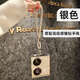 邦米碩適用華為pocket2手機殼電鍍高透新款折疊屏p50pockets保護套高級感個性防摔鉸鏈一體藝術手提女款 鉸鏈款電鍍高透【銀色】搭配手鏈 華為 Pocket 2