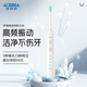 澳得邁（AODMA）聲波震動(dòng)電動(dòng)牙刷成人男女款 磁懸浮電機 5大智能模式 IPX7級防水 D36 白色