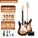 唐農（DONNER）Q1電吉他專(zhuān)業(yè)級ST單搖系列初學(xué)者入門(mén)電吉它搖滾彈唱成人男女生 月桂木吉他+入門(mén)音箱【聯(lián)系客服備注顏色】