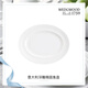 WEDGWOOD意大利浮雕骨瓷餐具精致餐盤(pán)餐碗家用飯碗菜盤(pán)中式餐具 意大利浮雕36cm橢圓魚(yú)盤(pán) 1頭