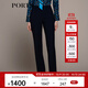 PORTS寶姿秋冬新品女裝中腳口長(cháng)褲LM9P100NWF061 丈青 M (6)
