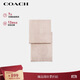 蔻馳（COACH）【品牌直供】女士JUMBO馬車(chē)圖案純色流蘇純羊毛圍巾駝色CQ719