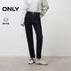 ONLY 2025冬季磨毛保暖高腰修身直筒九分褲牛仔褲女|125449002
