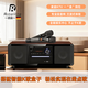 ROBERILLINE德國品牌家用桌面臺式一體DVD/CD機組合音響藍牙臥室收音機高音質(zhì)立體環(huán)繞聲大音量麥克風(fēng)K歌音箱 PA350升級款+無(wú)線(xiàn)話(huà)筒套裝+K歌盒子