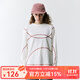NORYBRAND 24FW圓弧哈蘇線竹節(jié)棉跑步透氣長袖 運(yùn)動(dòng)防曬隔熱T恤 灰白 S