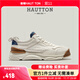 皓頓（HAUT TON）男鞋休閑鞋頭層牛皮運動(dòng)老爹鞋新品男士休閑皮鞋潮流跑步鞋 白色 43 (265)