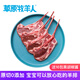草原牧羊人 內(nèi)蒙羊肉 生鮮 國產(chǎn)原切法式羊排 西餐燒烤食材 兒童羊排 16支