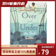 英文原版 Over and Under the Pond 池塘上下 精裝大開(kāi)本大自然兒童科普啟蒙繪本 綠山墻