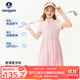 納維凱爾（Navigare）女童連衣裙夏季兒童POLO裙涼爽時(shí)尚速干舒適時(shí)間的海淡粉140