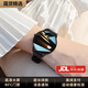 HUXIAVIM智能手表華強北watch華為機鴻蒙安卓系統蘋(píng)果機適用運動(dòng)gt5 ultra 女表黑膠帶 NFC+支付+海量表盤(pán)+運動(dòng)健康監測 消息提醒+定位導航+超長(cháng)待機+心率血氧血壓睡眠監測