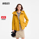 AIGLE艾高M(jìn)TD防風(fēng)防雨保暖棉服外套女士戶(hù)外運動(dòng)時(shí)尚休閑外套 麥金色 BT402 S