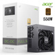 EMACHINES宏碁acer AC系列電源額定550W/650W/750W全模組電源 （80PLUS銅牌/主動(dòng)式APFC+DC/智能溫控） 宏碁acer AC550W黑色（銅牌全模組電源）