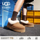 UGG【雙11搶先購】秋季女士舒適茸毛鞋領(lǐng)厚底休閑懶人毛毛鞋 1166733 CHE | 栗色 37