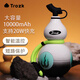 特洛克【3C認(rèn)證可上飛機(jī)】Trozk葫蘆自帶線移動(dòng)電源10000毫安  黑神話悟空周邊福祿道系混沌乾坤充電寶 混沌【白色】