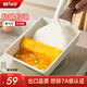 BESCO煎蛋鍋玉子燒鍋平底鍋不粘鍋厚蛋燒小煎鍋麥飯石煎蛋神器早餐鍋 【燃氣灶專用】鍋+專用鏟